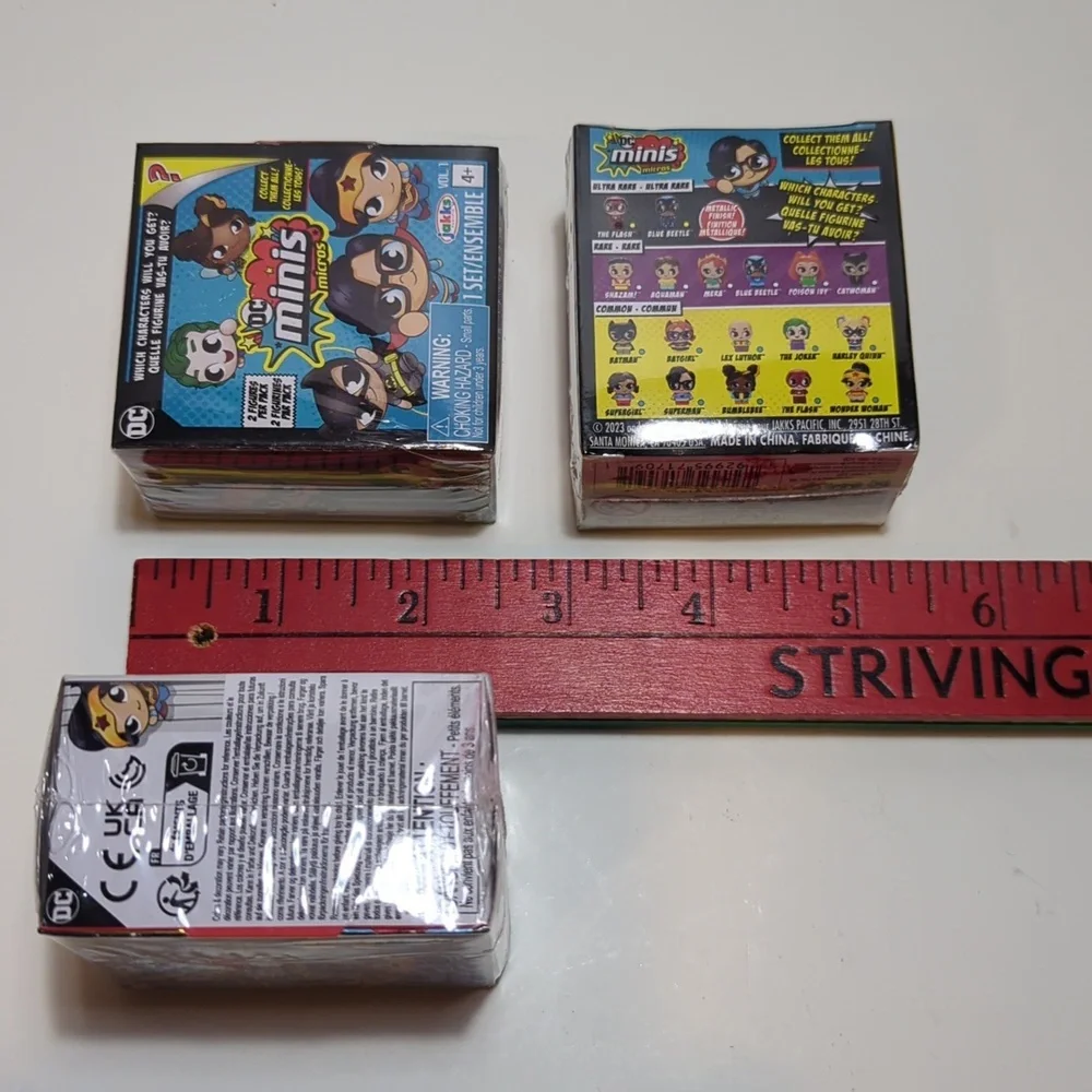 2023 Jakks DC Minis Micros figures super heroes Volume 1 Batman Flash Superman